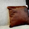 Pillow made of cowskin