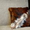 Pillow made of cowskin