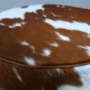 Pouf made of cowhide