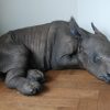 Replica of a rhino calf