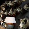 SM 460-C, Stuffed wild boar heads.