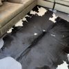 Gray cowhide.