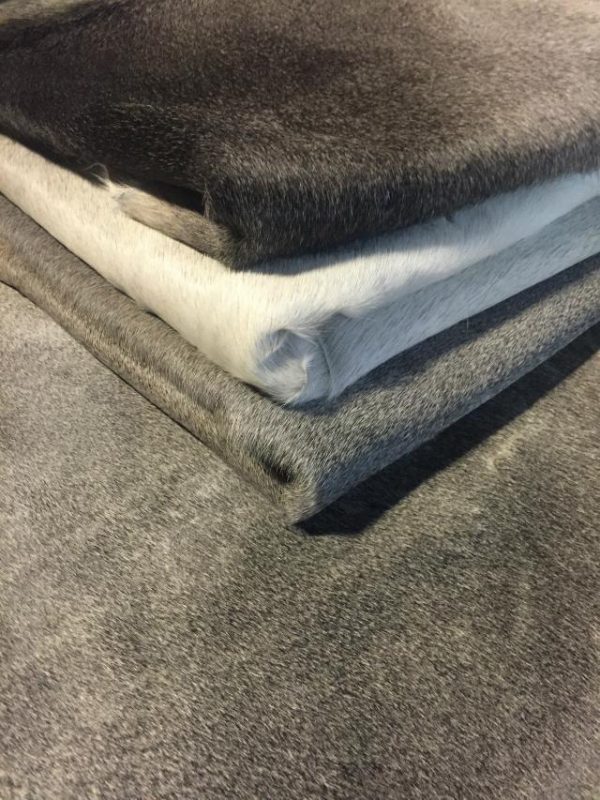 Unique grey cow hides