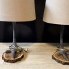 Unique lamps made of ostrich paws.