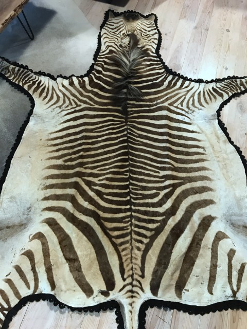 Vintage Zebra Fell