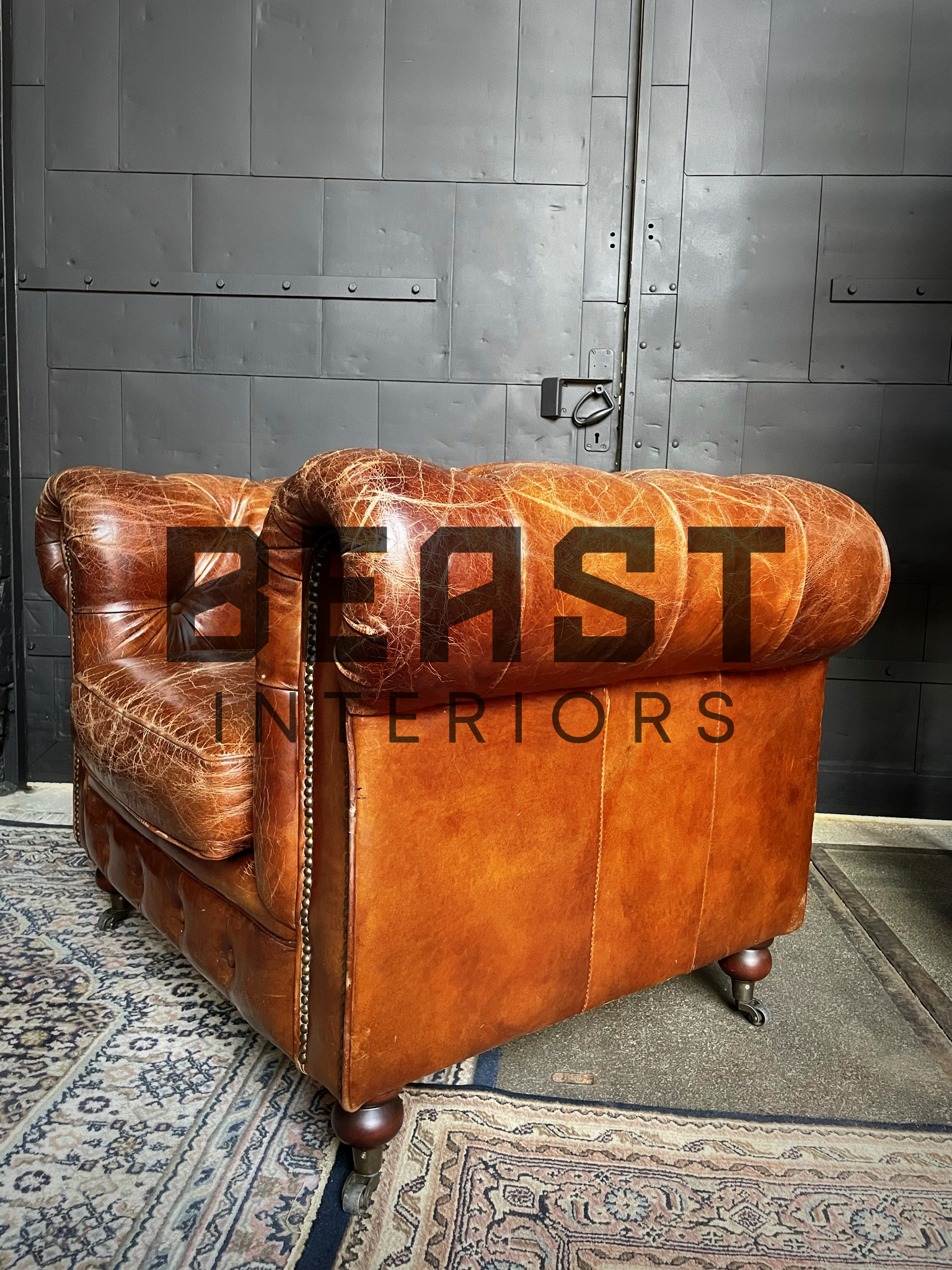 Vintage Chesterfield armchair BEAST Interiors