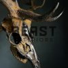 Antler lamp XXL of red deer antlers
