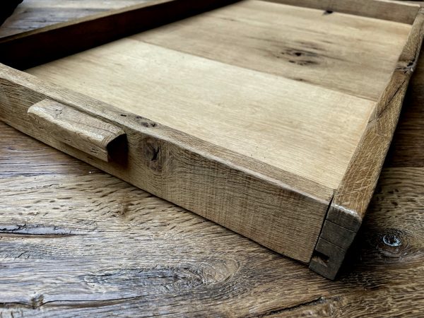 Handgemaakte houten dienblad