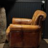 Lederen vintage clubfauteuil