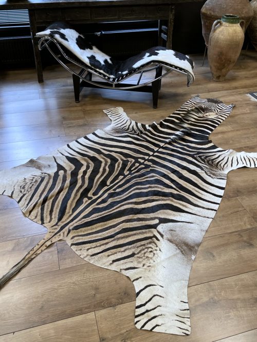 Gelooide huid van een zebra