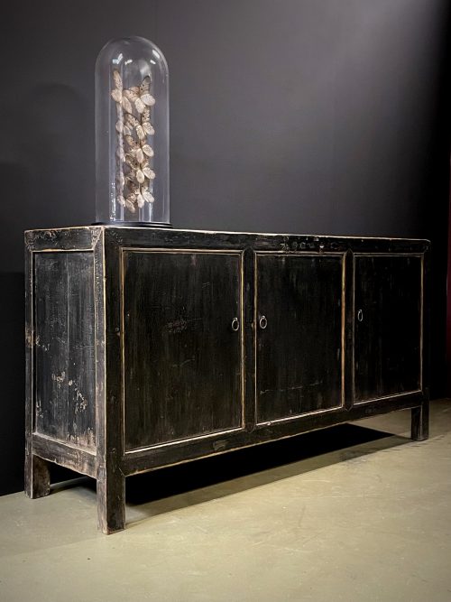 Antiek zwart dressoir