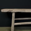 Antieke houten zitbank