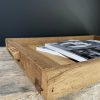 Handgemaakte eiken houten dienblad