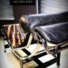 Cassina lc4 chaise lounge zebra.