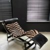 Cassina lc4 chaise lounge zebra.