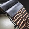 Cassina lc4 chaise lounge zebra.