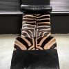 Cassina lc4 chaise lounge zebra.