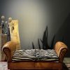 Antieke zebra Chaise lounge