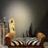 Antieke zebra Chaise lounge