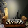 Antieke zebra Chaise lounge