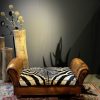 Antieke zebra Chaise lounge