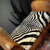 Antieke zebra Chaise lounge