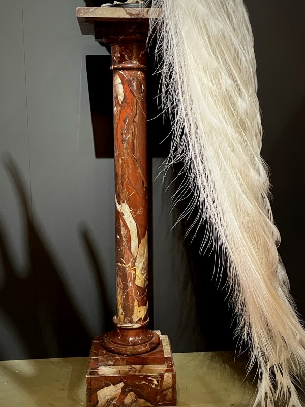 Antieke marmeren zuil