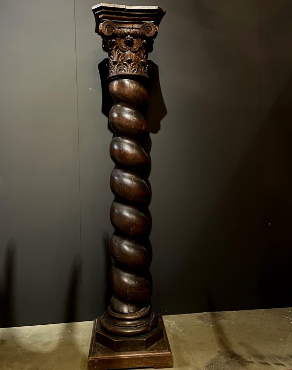 Antike schwere Holz Säule