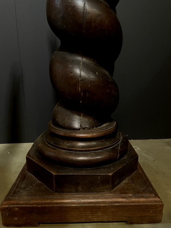 Antike schwere Holz Säule