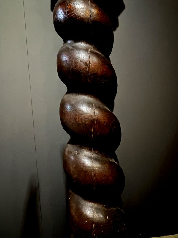 Antike schwere Holz Säule
