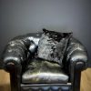 Vintage lederen Chesterfield fauteuil