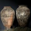 Large antique terracotta jug