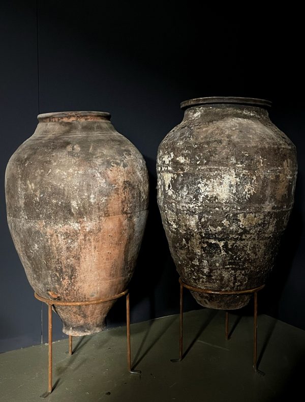 Large antique terracotta jug