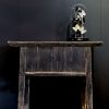 Antieke sidetable met zwarte patina