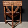 Set vintage houten stoelen.