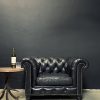 Vintage lederen Chesterfield fauteuil