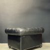 Vintage lederen Chesterfield fauteuil