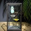 Glazen vitrine met insecten