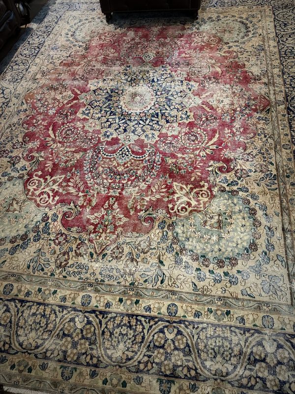 Vintage perzich tapijt