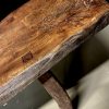 Vintage houten zitbank