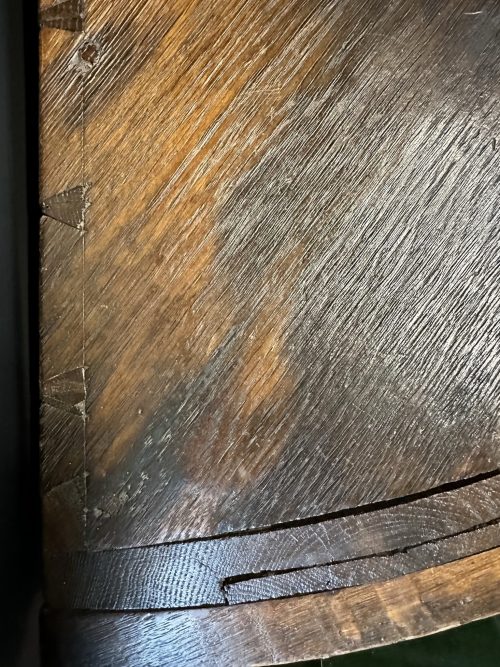 Decorative antique oak corner cabinet - BEAST Interiors