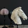 Replica marmeren paardenhoofd. Replica marmeren paardenhoofd.