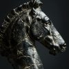 Replica marmeren paardenhoofd Replica marmeren paardenhoofd