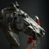 Replica marmeren paardenhoofd XXL Replica marmeren paardenhoofd XXL