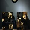 Gefossiliseerd houten bijzettafel Gefossiliseerd houten bijzettafel