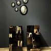 Gefossiliseerd houten bijzettafel Gefossiliseerd houten bijzettafel