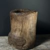 Antieke houten pot Antieke houten pot