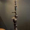 Grote staande druivenhout lamp Grote staande druivenhout lamp