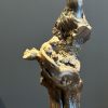 Grote staande druivenhout lamp Grote staande druivenhout lamp