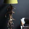 Staande gewei lamp Staande gewei lamp